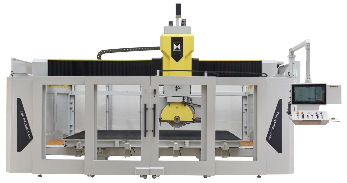 ZL Machine ZLBS-600 5-axis bridge saw, front view